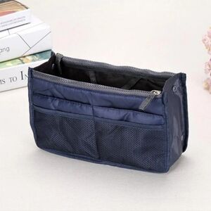 Feel Secure & Organized | Navy Blue Bag Organizer/Insert